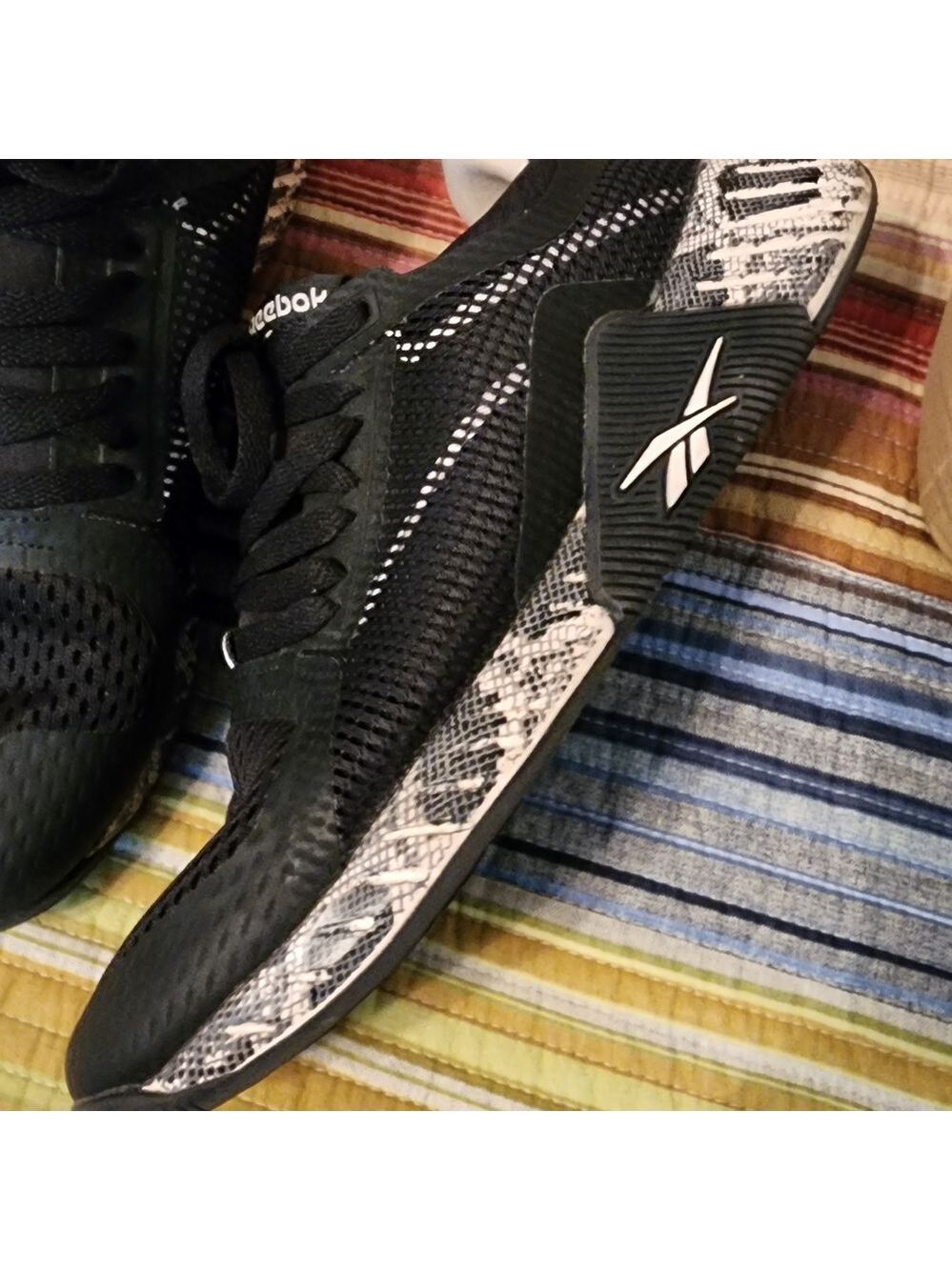 Reebok Women's Black Athletic Shoes - Picture 3 of 9
